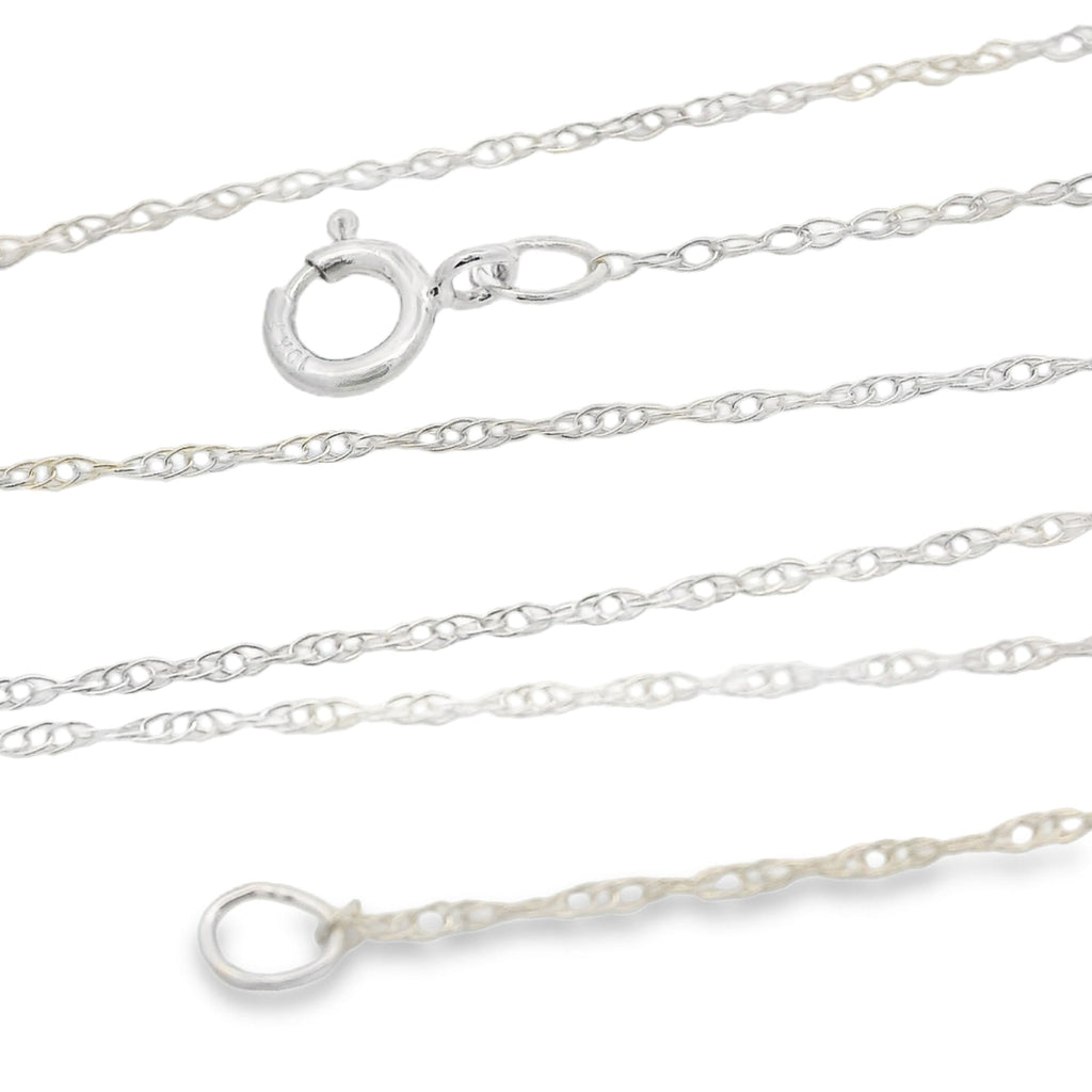 Women's 10K White Gold Chains