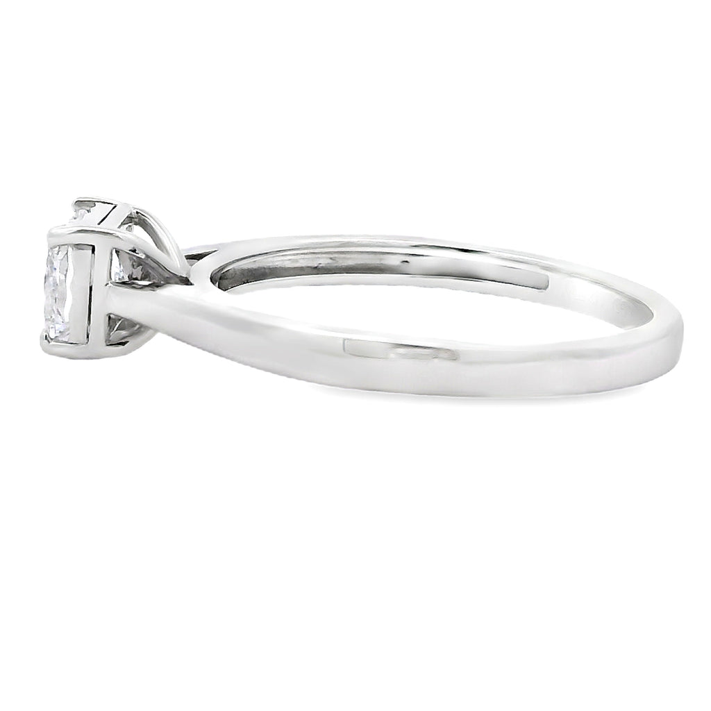 Natural .50ct Lab Grown Diamond 10KT White Gold