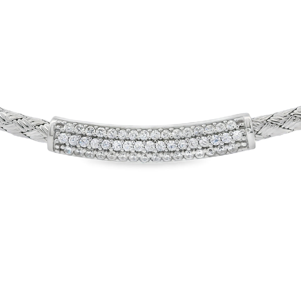 Cubic Zirconia Fashion Pendants Sterling Silver
