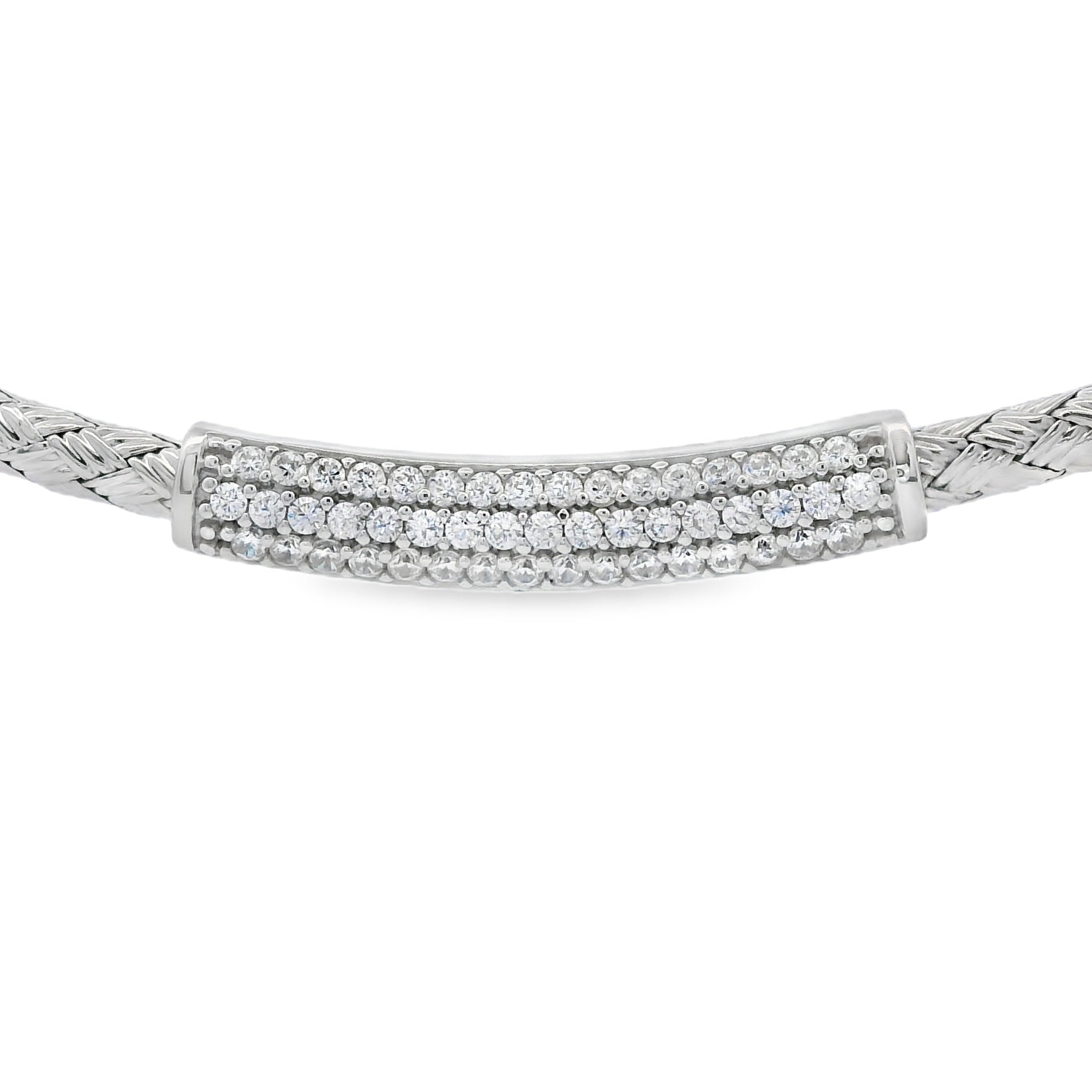 Cubic Zirconia Fashion Pendants Sterling Silver
