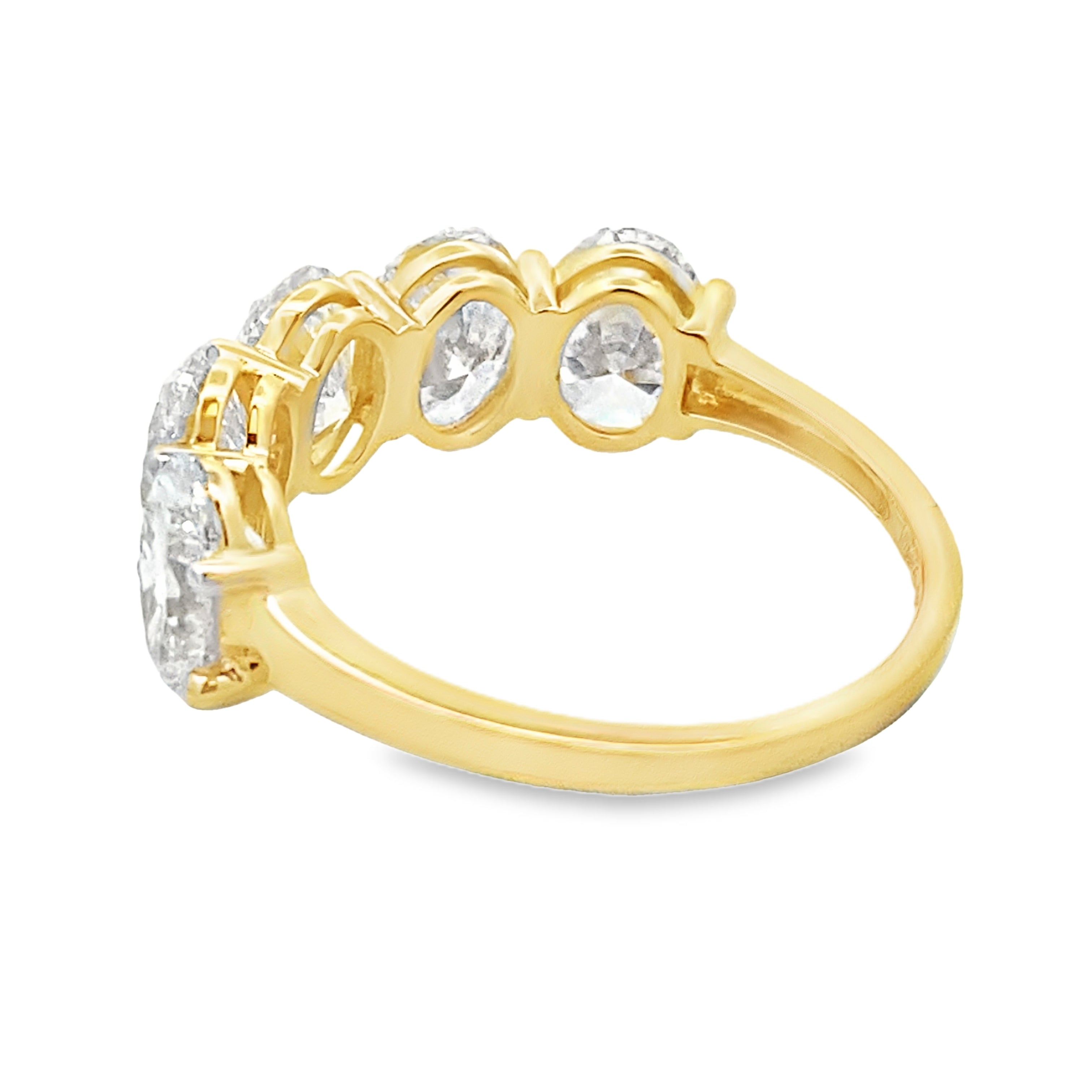 Lab Grown Diamond Wedding Band Ring 10K Yellow Gold