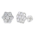 1.87ct Lab Grown Diamond Sterling Silver Earrings