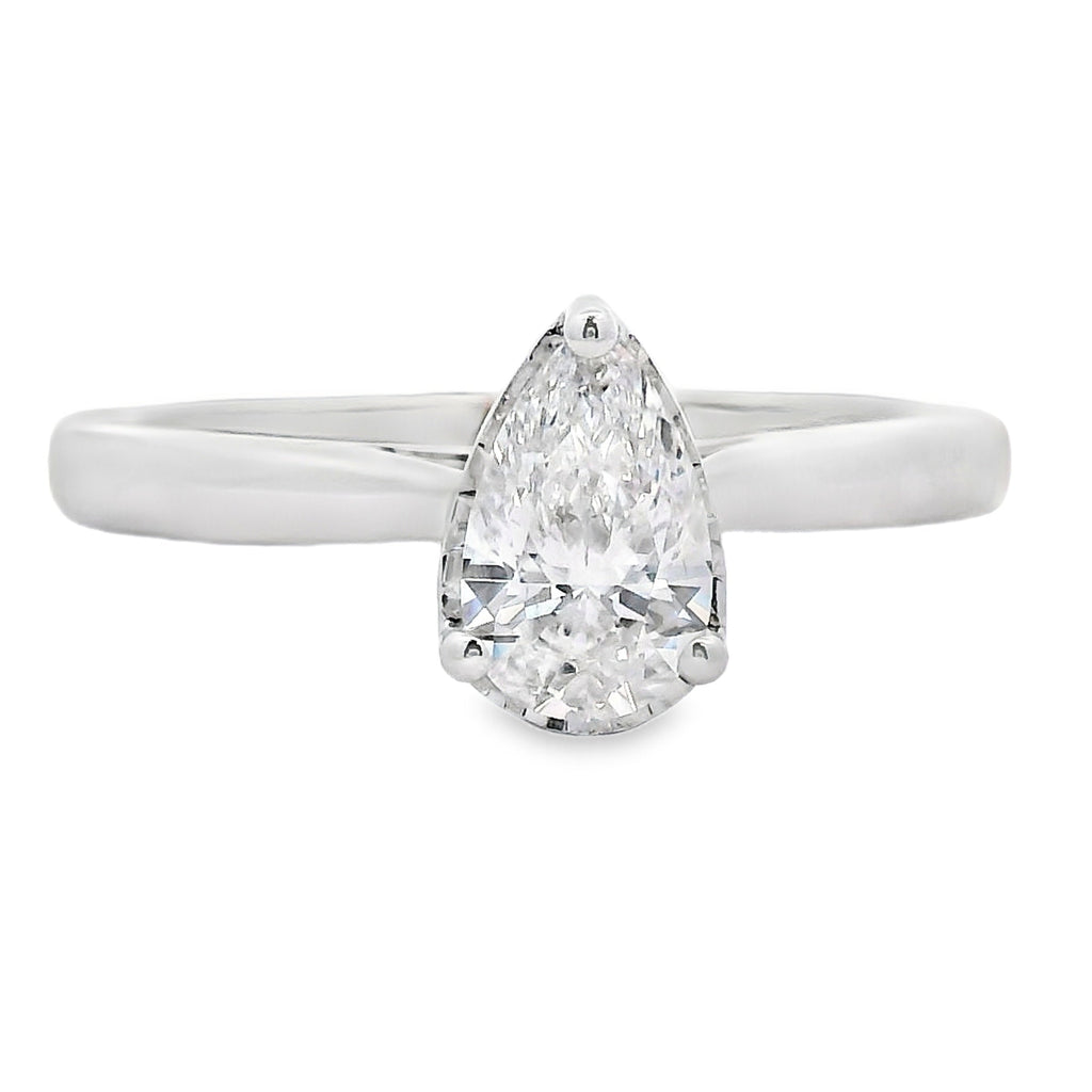 Natural .50ct Lab Grown Diamond 10KT White Gold