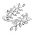 Natural .10ct Diamond Ring Sterling Silver