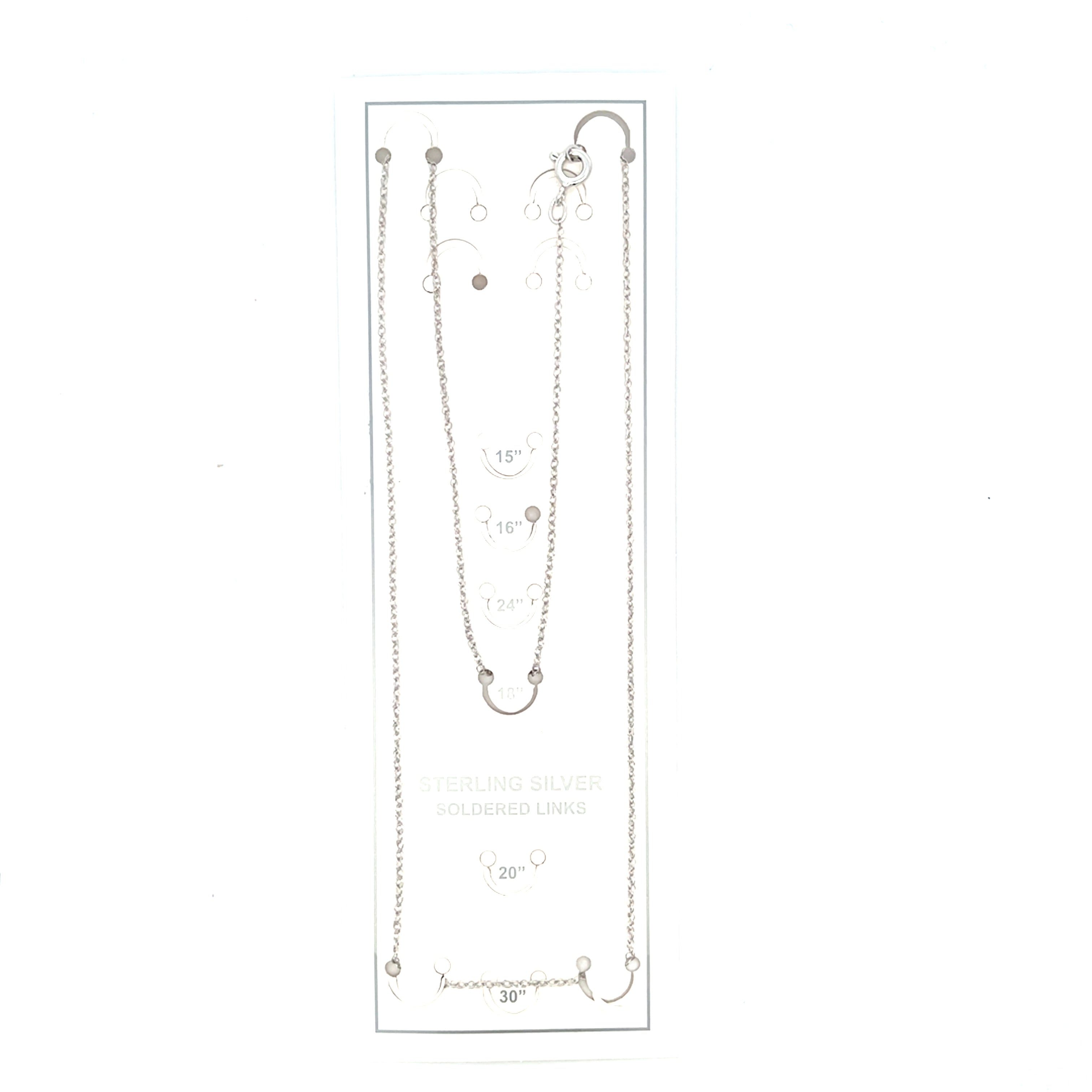 Women's Chains Sterling Silver