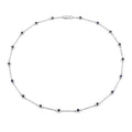 1.98 Carat Genuine Blue Sapphire .925 Sterling Silver Necklace