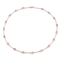 4.86 Carat Genuine Morganite .925 Sterling Silver Necklace