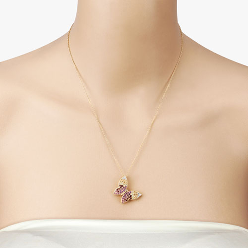 1.62 Carat Genuine Multi-Stone .925 Sterling Silver Pendant